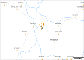 map of Koti