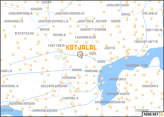 map of Kot Jalāl