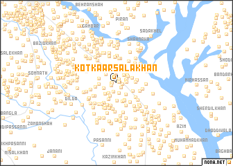 map of Kotka Arsala Khān