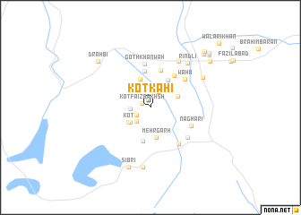 map of Kot Kāhi