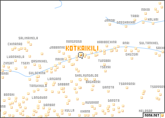 map of Kotkai Kili