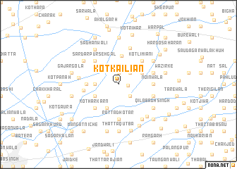 map of Kot Kailiān