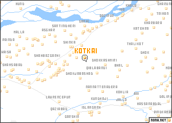 map of Kotkai