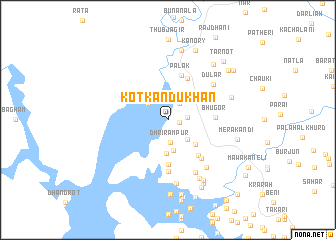 map of Kot Kandu Khān