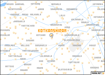 map of Kot Kānshi Ram