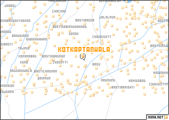 map of Kot Kaptānwāla