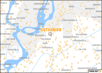 map of Kot Khaira
