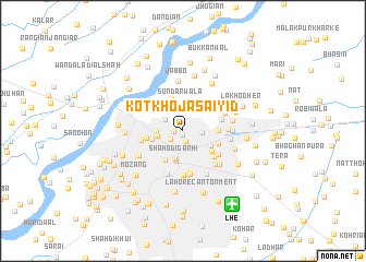 map of Kot Khoja Saiyid