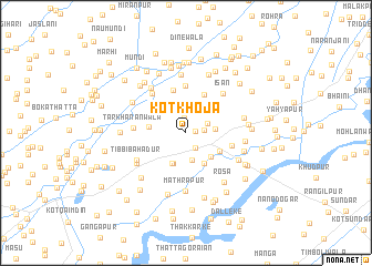 map of Kot Khoja