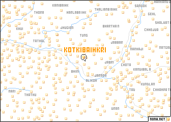 map of Kot ki Baihkri