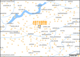 map of Kot Korāi