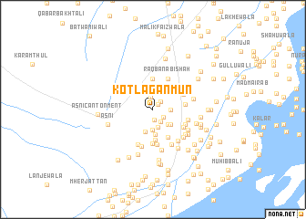 map of Kotla Gānmun