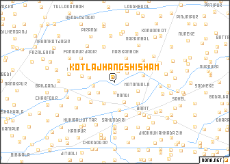 map of Kotla Jhang Shisham