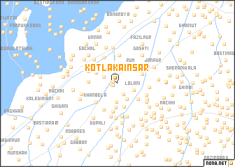 map of Kotla Kainsar