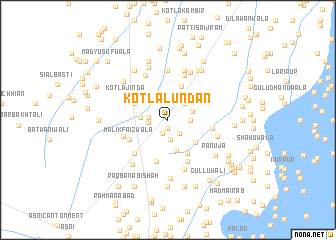 map of Kotla Lundān