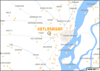map of Kotla Saidan