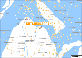 map of Kotla Sultān Shāh