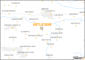 map of Kotleyeva