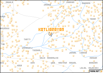 map of Kotli Arayān