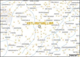 map of Kotli Mutwalliān