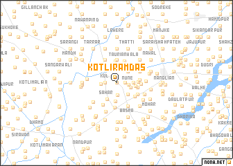 map of Kotli Rāmdās