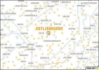 map of Kotli Samūrān