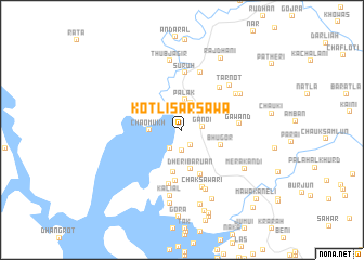 map of Kotli Sarsāwa