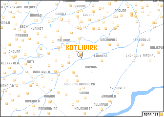 map of Kotli Virk