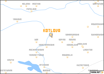 map of Kotlova