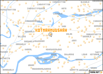 map of Kot Mahmud Shāh