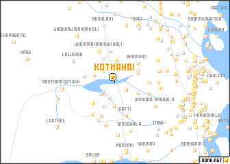 map of Kot Mahoi