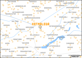 map of Kot Māleda