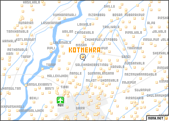 map of Kot Mehra