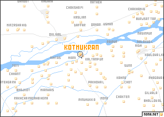 map of Kot Mukran