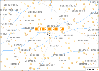 map of Kot Nabi Bakhsh