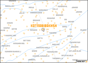 map of Kot Nabi Bakhsh