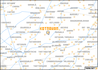 map of Kot Nawān