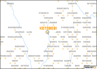 map of Kotobebi