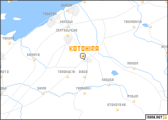 map of Kotohira
