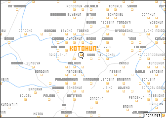 map of Kotohun