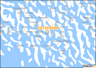 map of Kotokorom