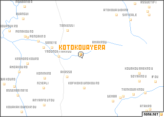 map of Kotokou-Ayéra