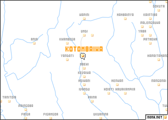 map of Kotombaiwa