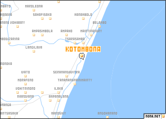 map of Kotombona