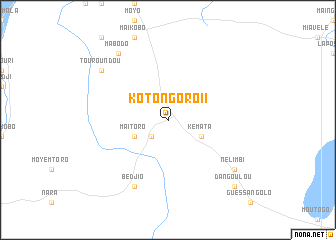 map of Kotongoro II