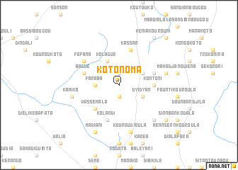 map of Kotonoma