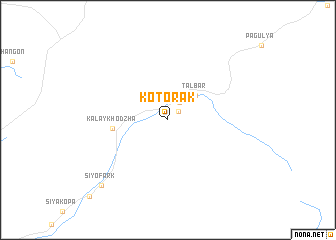 map of Kotorak