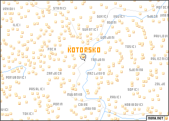 map of Kotorsko