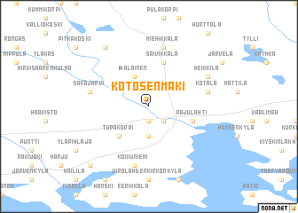 map of Kotosenmäki