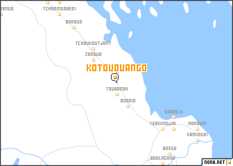 map of Kotou Ouango